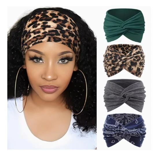 lot de 4 bandeaux cheveux